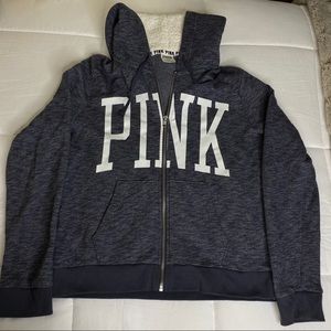 Pink zipper up